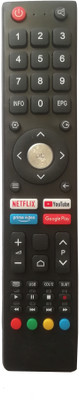 LipiWorld LED Smart TV Remote (No Voice ) Non-Voice Compatible For  Croma Tv Remote Controller(Black)