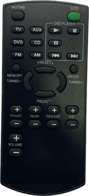 NixGlobal RM-ANU089 Remote Compatible for SONY HOME THEATER MULTIMEDIA MUSIC SYSTEM Remote Controller(Black)