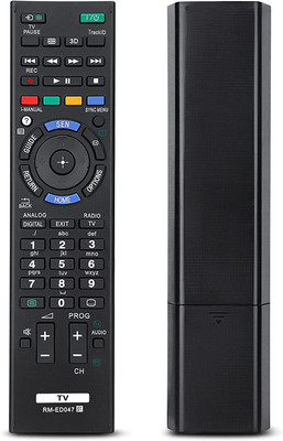 Ehop Compatible Remote Control for LCD/LED URC-67 (Black) Sony Bravia, for RM-ED047 RM-YD103 RM-ED050 RM-ED052 RM-ED053 RM-ED060 RM-ED061 Remote Controller(Black)