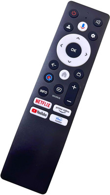Hybite Voice Remote Compatible for Pan-asonic Smart LED TV With Voice Command (Please Match The Image with Your Old Remote), Panasonic Voice Remote Controller(Black)