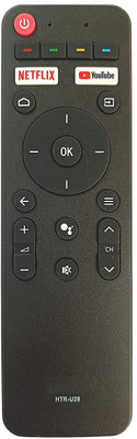 BhalTech HTR-U28 LED Smart TV (Without Voice Function) Remote with Netflix YouTube Function Compatible for Haier Tv Remote Controller(Black)