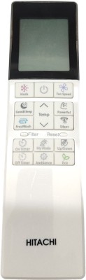 Harsh Enterprises YY-272 Compatible for Hitachi AC Remote control with FrostWash mode Hitachi new model ac remote control with Battery Free HITACHI Remote Controller(White)