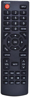 RESORB LED 429 Remote Control Suitable/Compatible for SANYO LED TV Remote Compatibility: Compatible with SANYO LED TV. Remote Controller(Black)