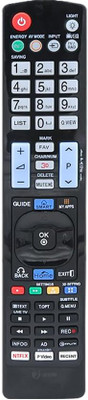 Tech Vibes LG 3D Smart TV Remote Compatible with LG Smart TV 3D Function - Universal Remote for LED LCD LG TV Remote Remote Controller(Black)