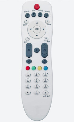 Rohit Electronics Remote Control Compatible for New Model  D2h Set Top Box(Not for HD) Videocon Remote Controller(White)