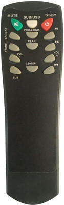 BhalTech Home Theater System Remote Control Compatible For Dapic Home Theater Remote Controller(Black)