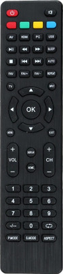 RESORB LED 475 Compatible remote for Worldtech and Crown LED LCD TV Compatible remote for Worldtech and Crown LED LCD TV Remote Control Remote Controller(Black)