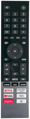 Kritex CT-95024 Remote  Voice Remote 0a Compatible for Toshiba LCD/LED Smart TV Remote Remote Controller(Black)