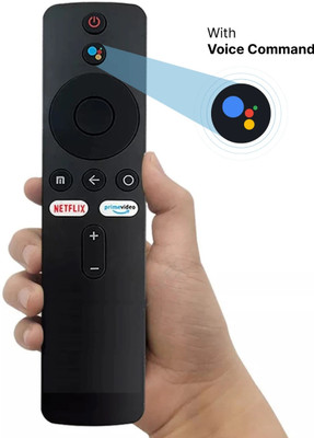 QIBOX Mi X Pro, X series, Mi 5A New Mi voice remote controle with Google for Android For Devices Mi Android TV, Mi TV, Xiaomi Redmi Mi Smart TV, Mi Smart TV 4A Remote Controller(Black)