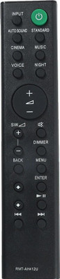 LETHABO HT 156 SONY Compatible Remote Control for Sony Home Theatre System MODEL HT-S20R HT-S500RF Remote Controller(Black)