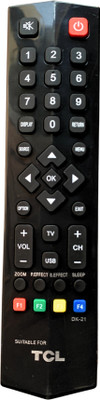 MechFox Television Remote Control Compatible for LED/LCD TV | RM-72C1 | TCL Remote Controller(Black)