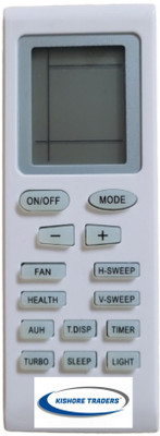 Kishore Traders Compatible  Remote Control For 50 Ac Universal Ac Remote Controller(White)
