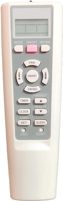 V4 Gadgets Compatible Replacement Remote Control for Air Conditioner (Model No-30), Haier Remote Controller(White)