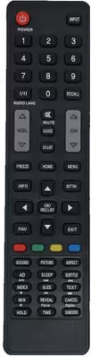 Audus LED Smart TV 4A Remote Control Compatible for 32 inch 43 inch 55 inch LED micromax Remote Controller(Black)