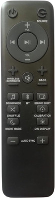 BhalTech Soundbar Home Theater System Remote Control Old Remote Exactly Same Remote Will Only Work Compatible for Sound Bar JBL Remote Controller(Black)