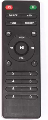 LUNAGARIYA Compatible INTAX Home Theater Remoteasily Manage Your Sound Bar. INTAX Home Theater . Remote Controller(Black)