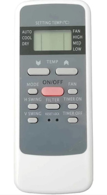 RISHI ENTERPRISES THIS REMOTE IS COMPATIBLE FOR AC REMOTE (137-NR0) HITACHI Remote Controller(White)
