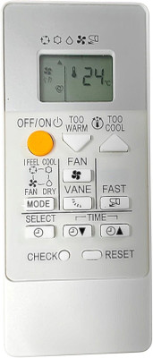 Ehop RH19B 238CL compatible remote control for Ac Mitsubishi Remote Controller(White)