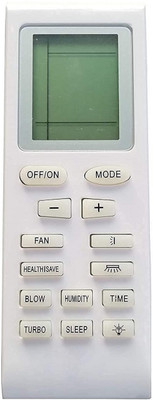 LipiWorld 18 (Humidity) AC Remote Control (Old Remote Exactly Same Remote Will Only Work) Compatible For Croma AC Remote Controller(Grey)