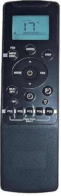 Rohit Electronics Remote Compatible for Carrier Air Conditioner Flexi Cool 6 in 1 Model-RG56CMI-B2 (EXACTLY SAME REMOTE WILL ONLY WORK) Remote Controller(Black)