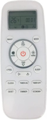 Xpecial 197A BLU-ESTAR AC Remote Compatible with BLUESTAR 1 / 1.5 / 2 TON AC Remote Controller(White)