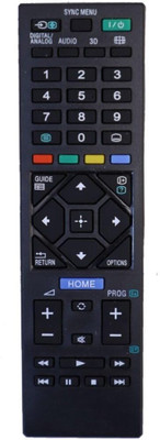mumax Remote No. URC 121, Compatible with Sony Bravia LCD_LED TV Remote Control Sonyy Remote Controller(Black)