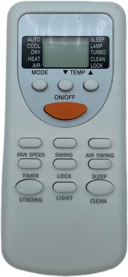 NixGlobal 49A AC Remote Compatible with LLOYD AC Remote Controller(White)