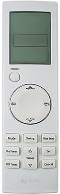 Technology Ahead Samsung Ac Remote Original MR-BH01 ARH-2001 DB93-04858C Model 274 Daikin Inverter Remote Controller(White)