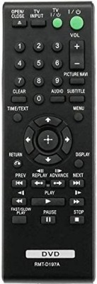 Ehop Compatible Remote Control for DVD Player DVP-SR320 DVP-SR210PB RMT-D197A RMT-D187 DVD Player Remote Control Sony Remote Controller(Black)