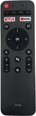 miracles in hand NON-VOICE REMOTE COMPATIBLE FOR  SMART LED TV HTR-U28 (VOICE WILL NOT WORK) HAIER Remote Controller(Black)