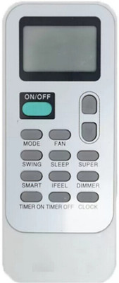 Ethex ® Re-134 Ac Remote compatible for Whirlpool Ac (Match all functions with your Remote before placing order) ( check all images) Remote Controller(White)