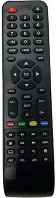 TIZOQ Remote Control No.283 Compatible for Target LED Tv Remote Controller(Please Match The Image with Your Old Remote Before Placing The Order (Black))