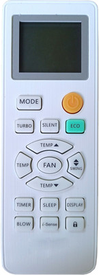 LipiWorld 131D AC Remote Control Compatible For  Godrej AC Remote Controller(Grey)