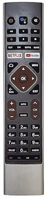 AACL Haier Tv Remote Original HTR-U27E Model Suitable, for Smart Android 4K LED Haier Tv Remote Original HTR-U27E Model Suitable, for Smart Android 4K LED LED Television Without Voice Command Feature or Google Assistant- Remote Controller(Black)