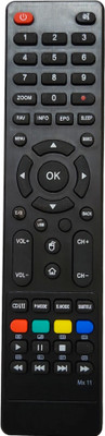 ERNIL MX11 TV Remote Compatible For Micromax LED LCD Tv Remote (Your Old Remote Must be Exactly Same) Remote Controller(Black)