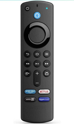 Voltonix 3rd gen Remote Control Compatible for Fire Tv Stick 3Rd Gen with Voice Amazon Fire Stick 3rd Version Remote Controller(Black)
