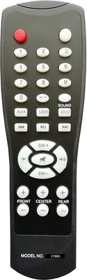 Akshita F700U HT Compatible For Home Theater Remote Control F & D Remote Controller(Black)