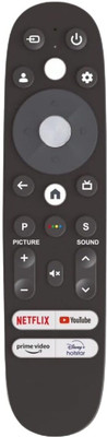 hybite Non-Voice Remote Compatible with VU Smart 4K LED TV (Voice Will NOT Work) Vu Led Remote Controller(Black)