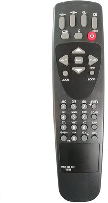 TVE VC09 WLR800 B9-1 CRT TV Remote Control Compatible for  TV Brand: BhalTech VIDEOCON Remote Controller(Black)