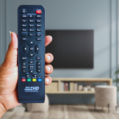 Gerotonic Sun Tv Original Remote| Sun TV D2H Remote Controller(Black)