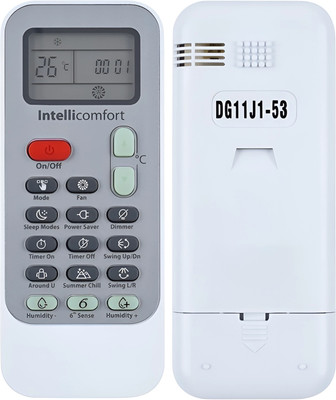 ERNIL DG11J1-53 AC Remote Compatible for Whirlpool AC Intellicomfort 6th Sense Remote (Old Remote Must be Exactly Same) Remote Controller(White)