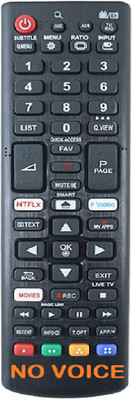 MIFKRT Universal Remote Control Compatible for LG Smart LED/LCD TV LG LCD / LED / UHD (Exactly Same Remote Will Only Work) Remote Controller(Black)