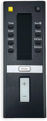 7SEVEN Compatible for IFB AC Remote Original 204 Model Suitable for Split and Window Air Conditioner of 1 1.5 2 Ton carrier ac IFB ac Remote Controller(Black)