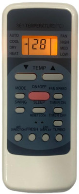 mumax AC Remote No. 78 (with Backlight), Compatible for  AC Remote Control Llyod Remote Controller(White)