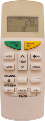 Xpecial 144 AC Remote Compatible for SAMSUNG AC Remote Controller(White)