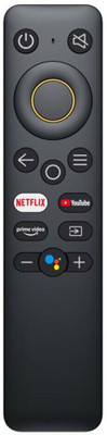 ERNIL Tv Remote Compatible for RMV2205 RMV2001 RMV2003 (Non Voice) Realme LED Smart Android TV(Your Old Remote Must be Exactly Same) Remote Controller(Black)