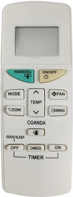 HDF Replacement Remote Control for Daikin AC ARC484B15 ARC470A22 ARC470A23 ARC470A24 ARC470A25 ARC470A26 ARC470A27 ARC470A28 Daikin AC Remote Controller(White)