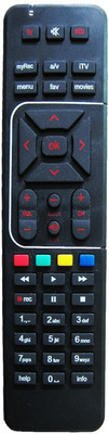 V4 Gadgets Compatible Remote Controller Air tel Remote Controller(Black)