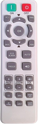 TIZOQ Remote Control Compatible for All BENQ projector W1070 W1080ST TH682ST TH681 TH535 TH530 Remote Controller(Please Match The Image with Your Old Remote Before Placing The Order (White))