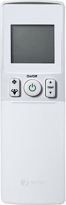 7SEVEN Compatible with Daikin AC Remote Control Model 169B Suitable for 1 | 1.5 | 2 Ton Split or Window AC - Match Remote Key by Key with Existing Daikin Air Conditioner Remote Controller(White)
